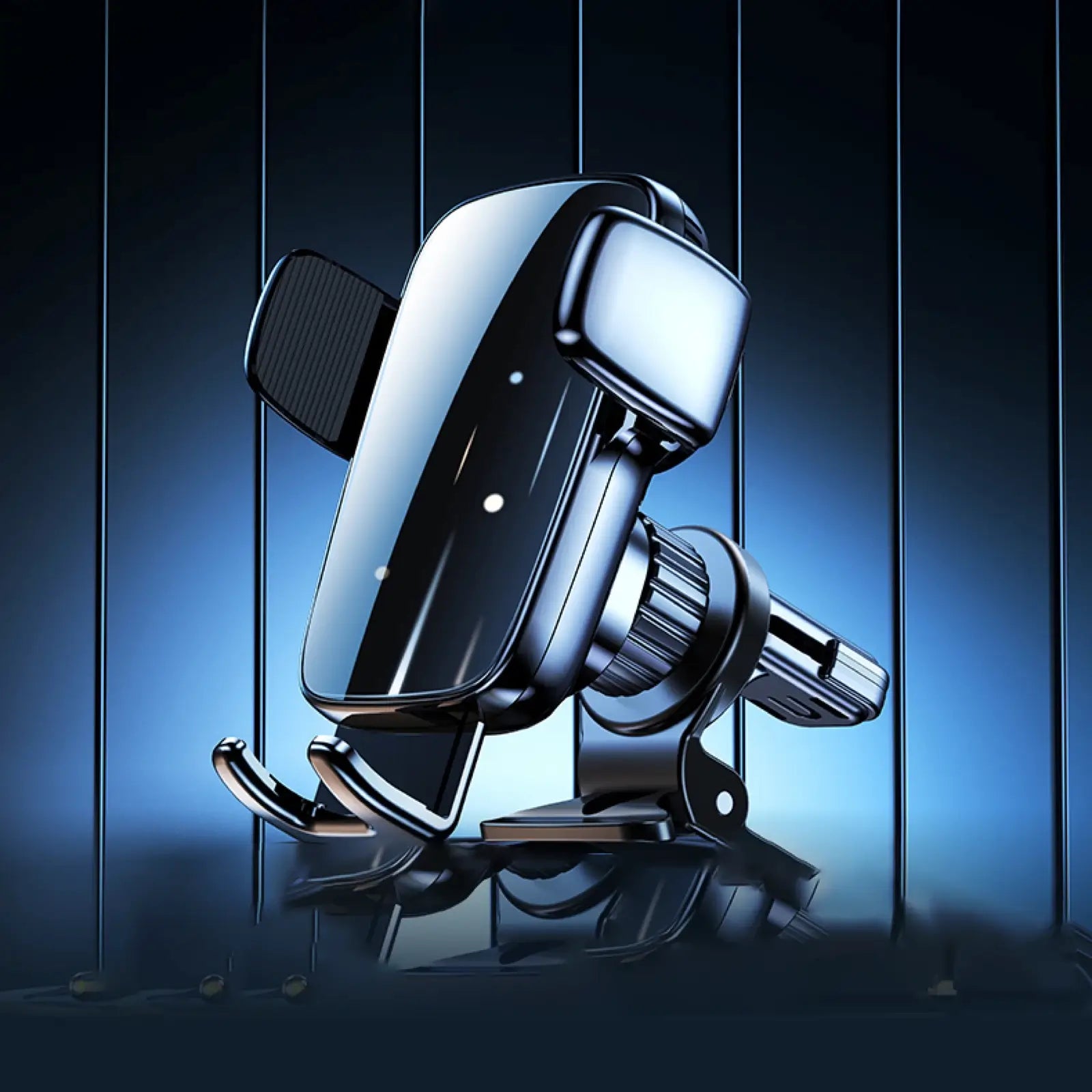 2-in-1 15W Auto Clamping Wireless Car Charger and Phone Holder